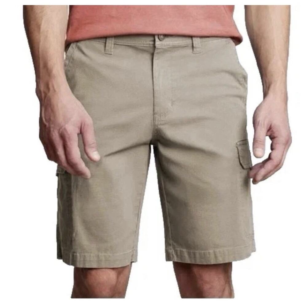 Copper & Oak Men's Venture Ripstop 10” Inseam Cargo Shorts, Tan, Size 30. NWT